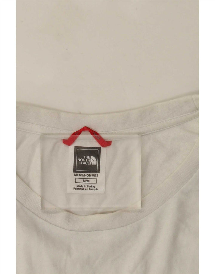 Męski T-shirt z grafiką The North Face, średni biały