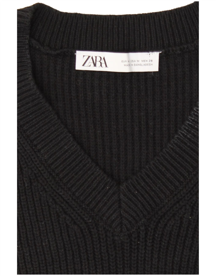 Tank top damski Zara UK 14, średni czarny
