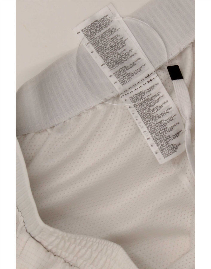 Męskie spodenki sportowe Adidas XL w białą kratkę, poliester
