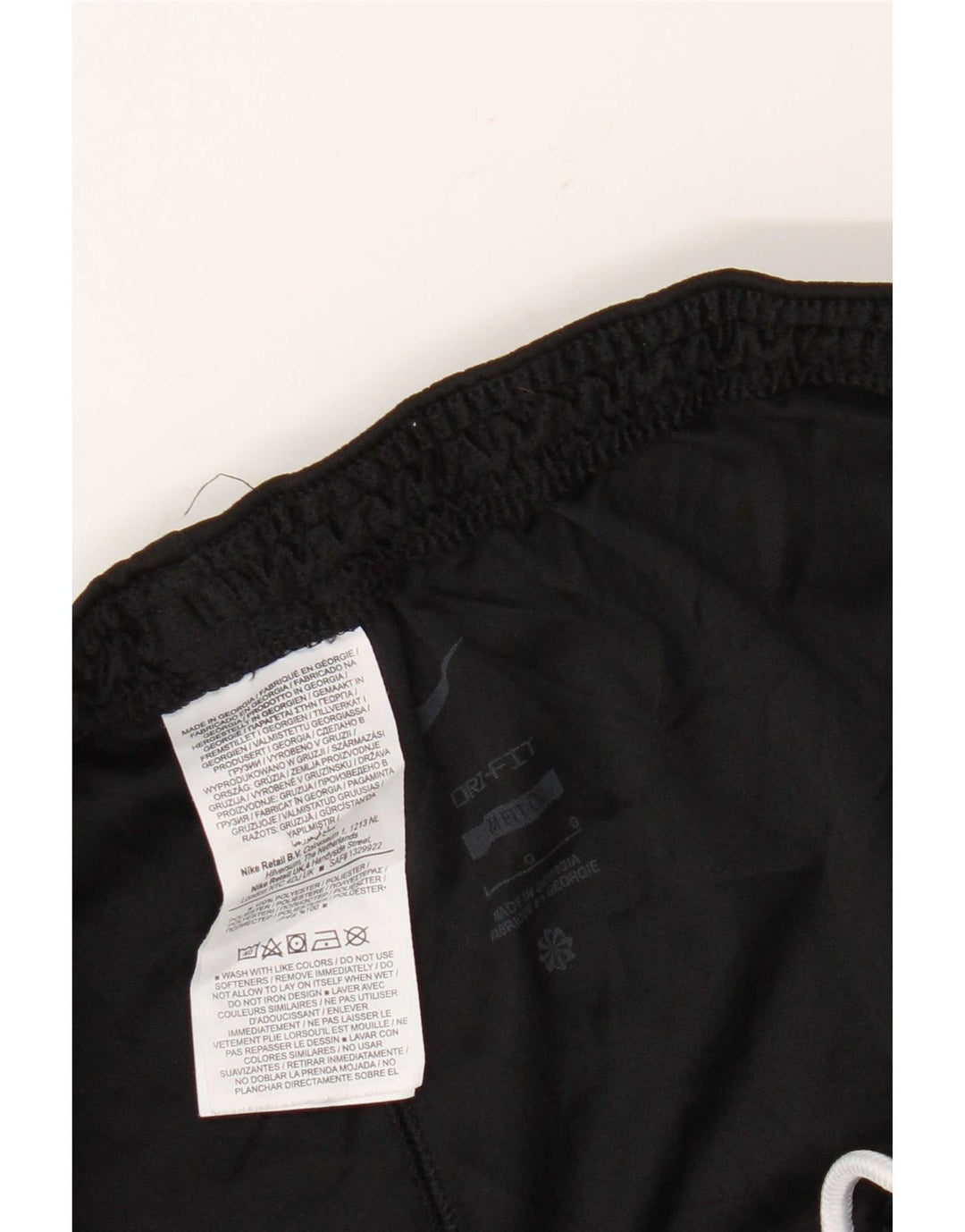 Męskie spodenki sportowe Nike Dri Fit Slim, duże, czarne, poliestrowe