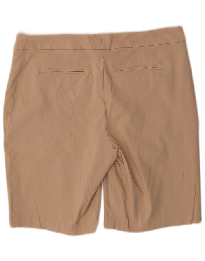 Damskie spodenki codzienne IZOD US 16 2XL W38 Beżowy Rayon