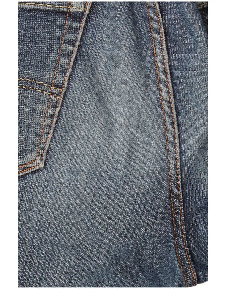 Męskie dżinsy Levi's 504 Straight W32 L34 Granatowa bawełna