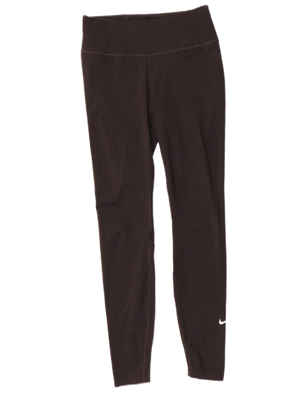 Damskie legginsy Nike Dri Fit UK 10, małe, czarne