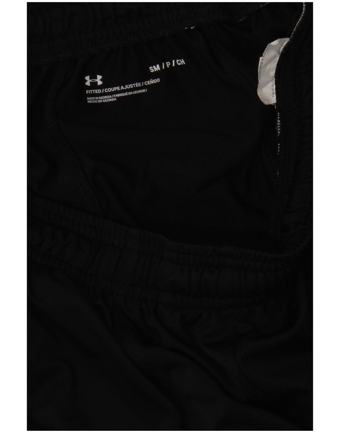 UNDER ARMOUR Womens Crop Tracksuit Trousers UK 10 Small Black Vintage Under Armour and Second-Hand Under Armour from Messina Hembry 