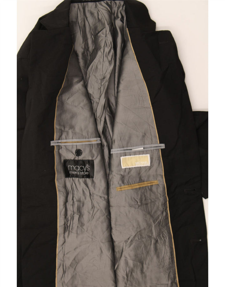 MICHAEL KORS Mens 2 Button Blazer Jacket UK 40 Large Black Wool Vintage Michael Kors and Second-Hand Michael Kors from Messina Hembry 