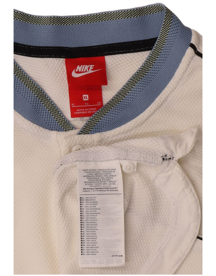 Męska koszulka polo Nike XL, biała, bawełniana