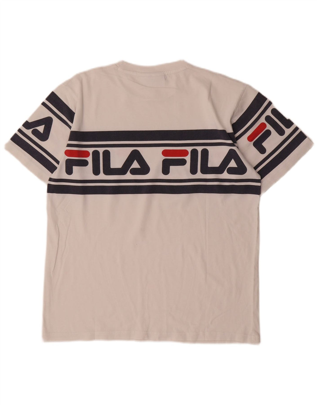 Męski T-shirt z grafiką Fila, mały, biały