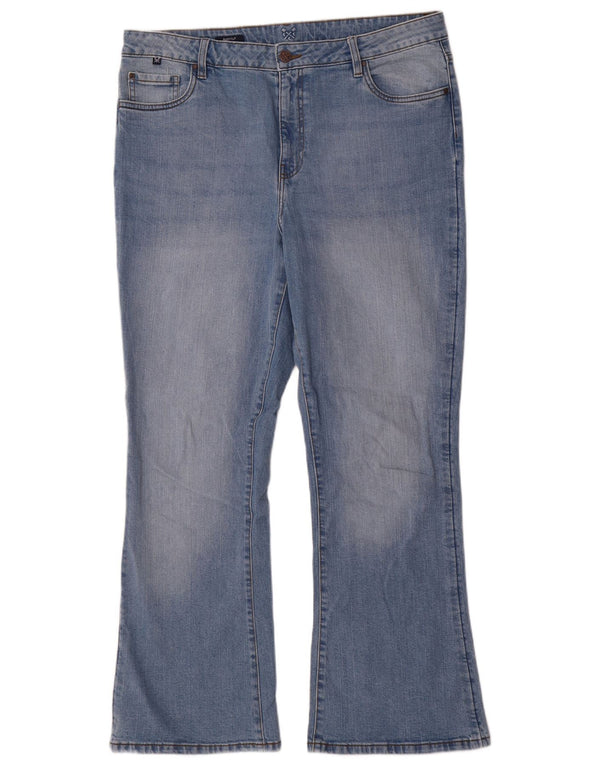 Crew Clothing Damskie jeansy Bootcut UK 16 duże W36 L31 Niebieska bawełna