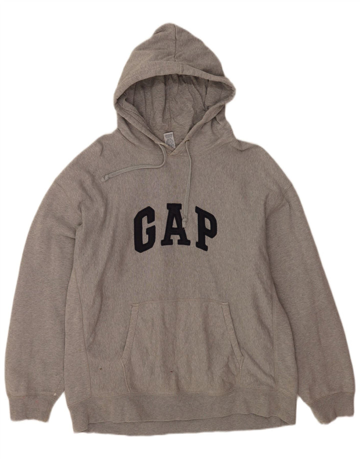 Męski sweter z kapturem Gap XL, szary, bawełniany