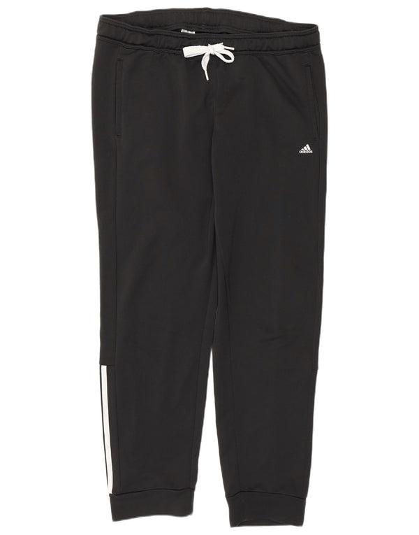 Damskie spodnie dresowe ADIDAS Joggers UK 20/22 XL Czarny poliester