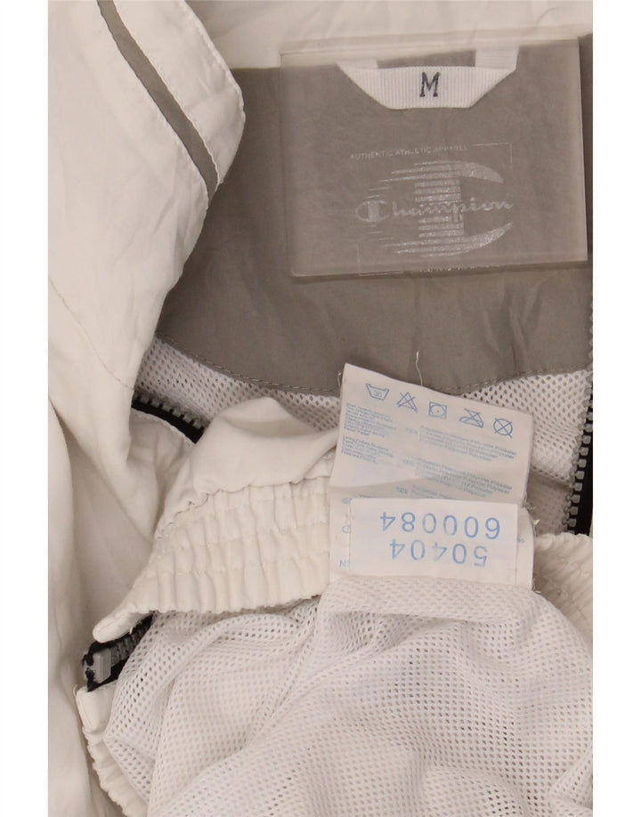 Męska kurtka dresowa Champion, średni biały poliester