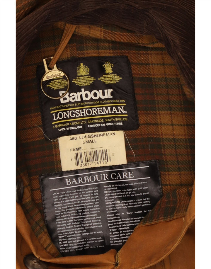 Kurtka męska Barbour Longshoreman z kapturem i woskowaną kurtką UK 36 Small Brown