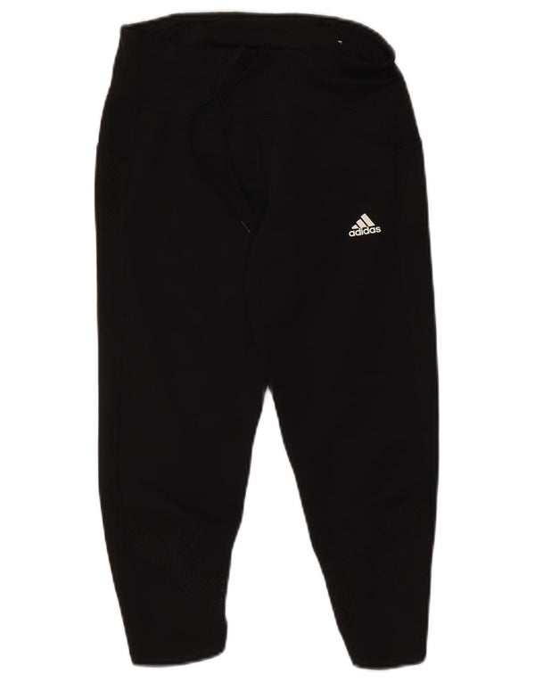 Damskie legginsy Adidas Aeroready Capri UK 8/10, mały, czarny poliester