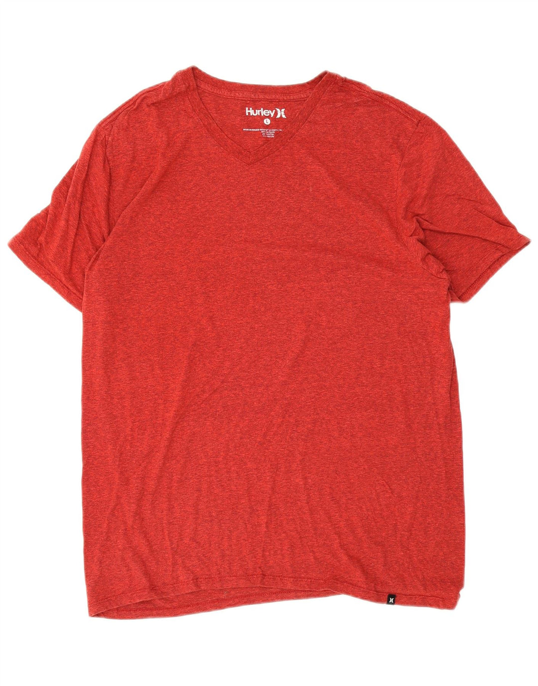 T-shirt męski Hurley, duży, czerwony, nakrapiany poliester