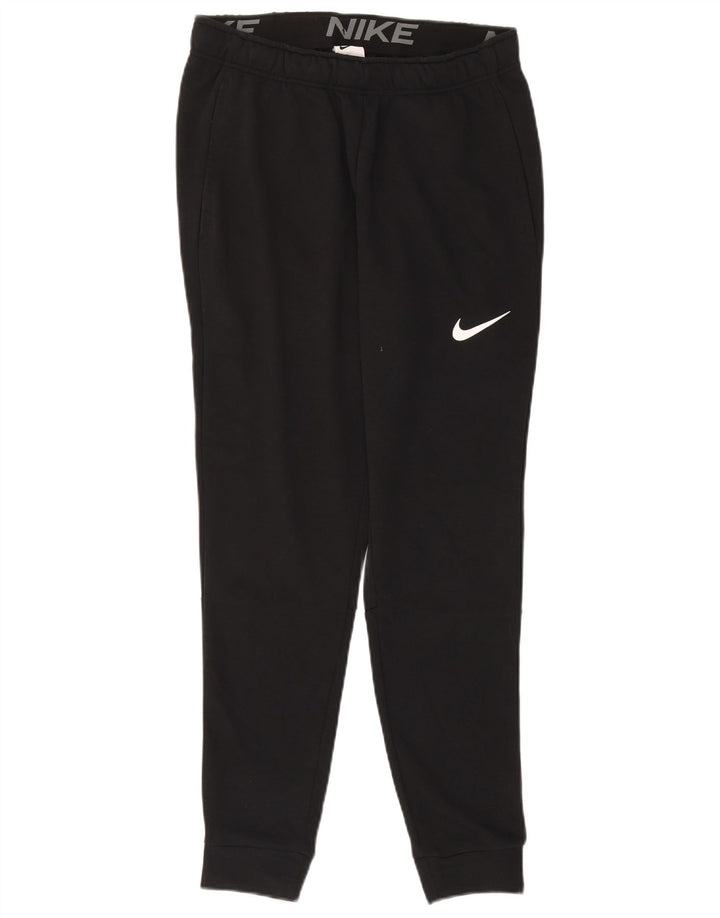 Męskie spodnie dresowe Nike, joggery, średnia czarna bawełna