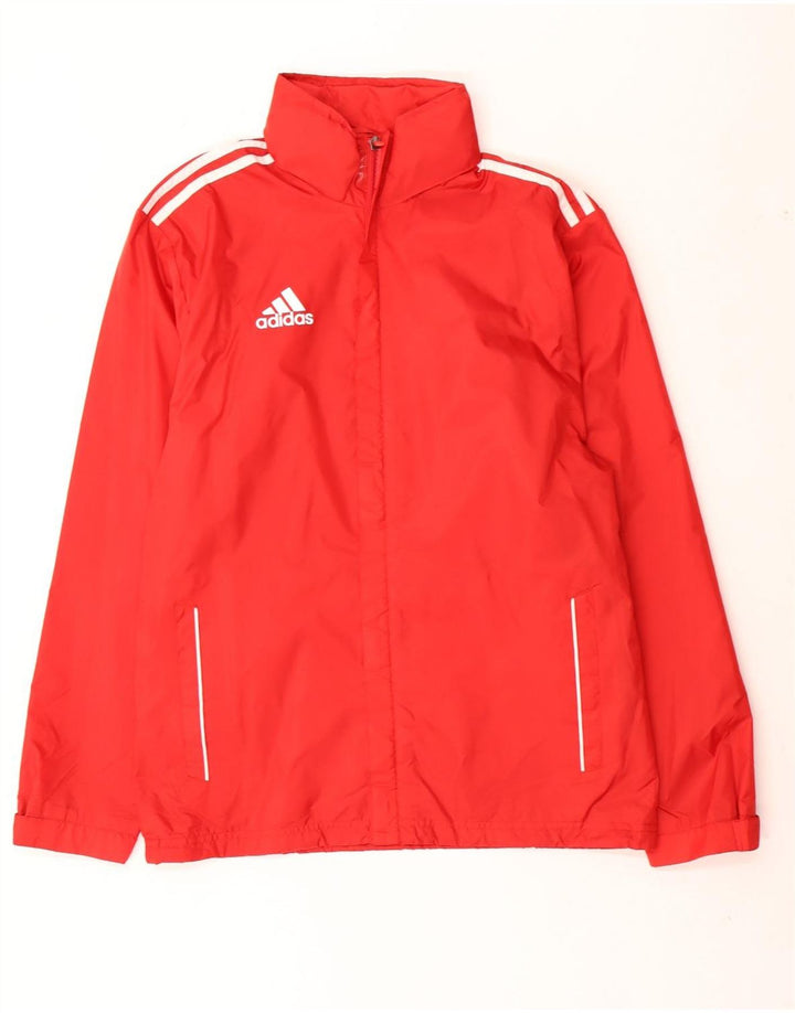 Męska kurtka wiatrówka Adidas, mała, czerwona nylonowa