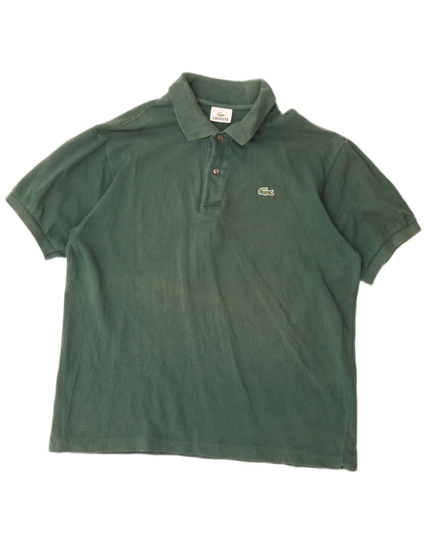 Męska koszulka polo Lacoste, rozmiar 6, XL, zielona bawełna