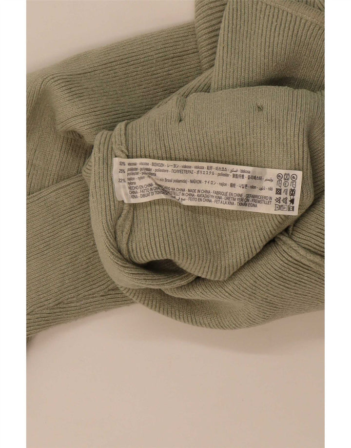 Body damskie Zara UK 8 Small Zielona wiskoza