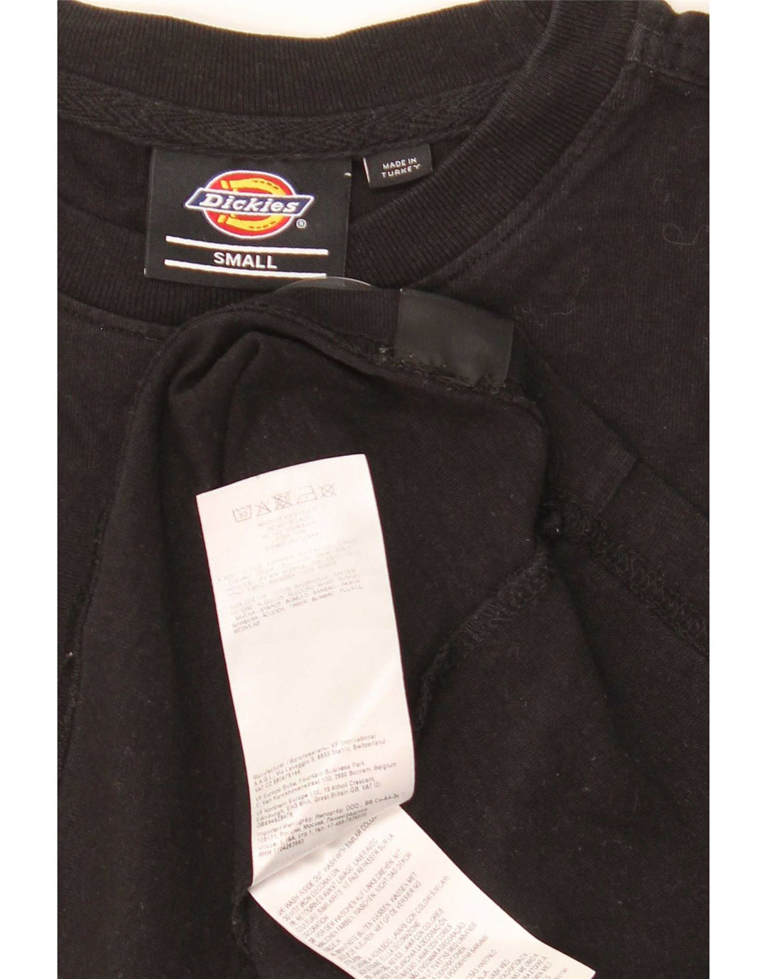 Męska koszulka z grafiką Dickies, mała, czarna, bawełniana
