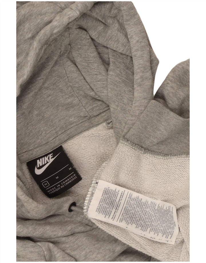 Damski sweter z kapturem Nike UK 14, średnioszary, bawełniany