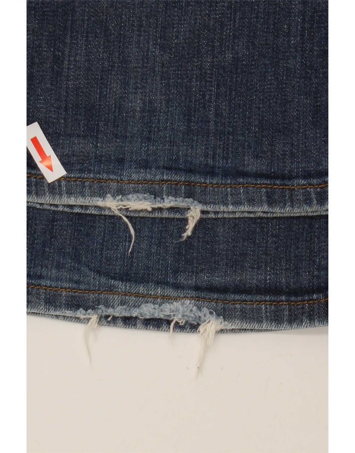 Damskie jeansy Levi's 627 Straight W28 L30 Niebieskie bawełniane