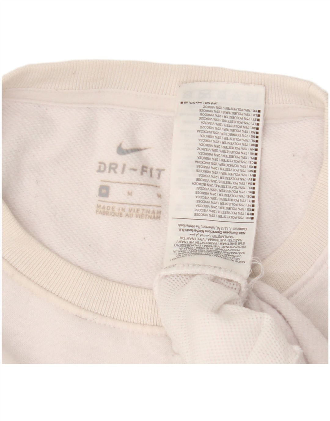 Damska bluza dresowa Nike Graphic UK 14 Średni biały poliester
