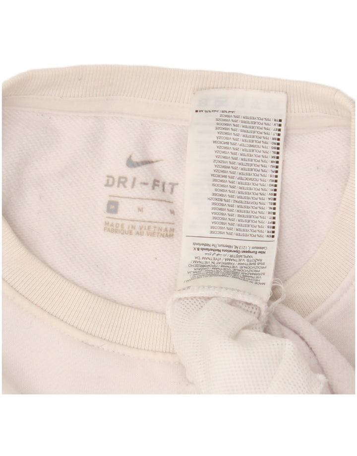 Damska bluza dresowa Nike Graphic UK 14 Średni biały poliester
