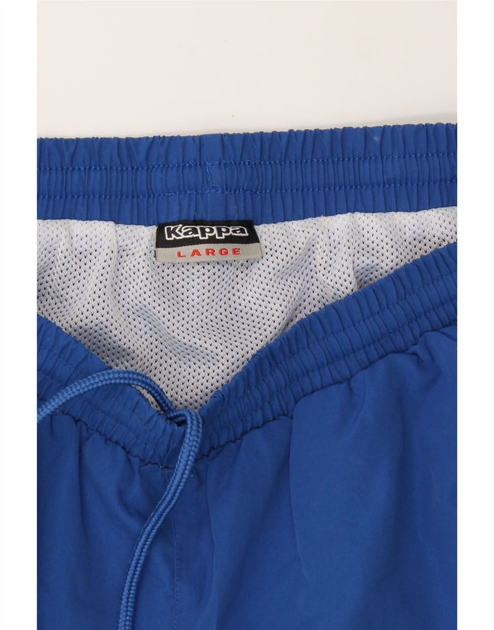 KAPPA Mens Sport Shorts Large Blue Polyester Vintage Kappa and Second-Hand Kappa from Messina Hembry 