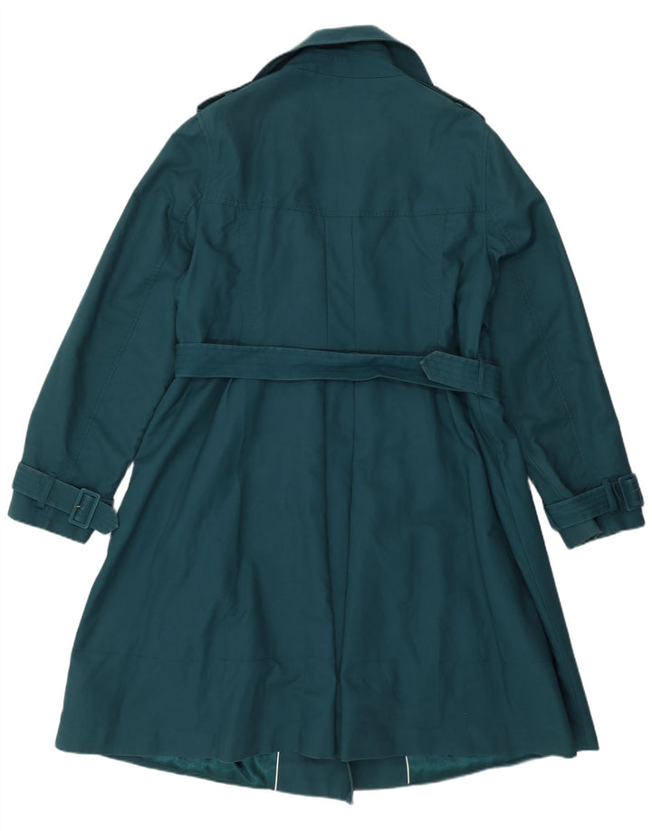 Damski trencz Monsoon UK 20 2XL Zielona bawełna