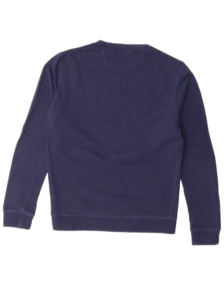 Farah Męska Bluza Sweter Mały Granatowy Bawełniany
