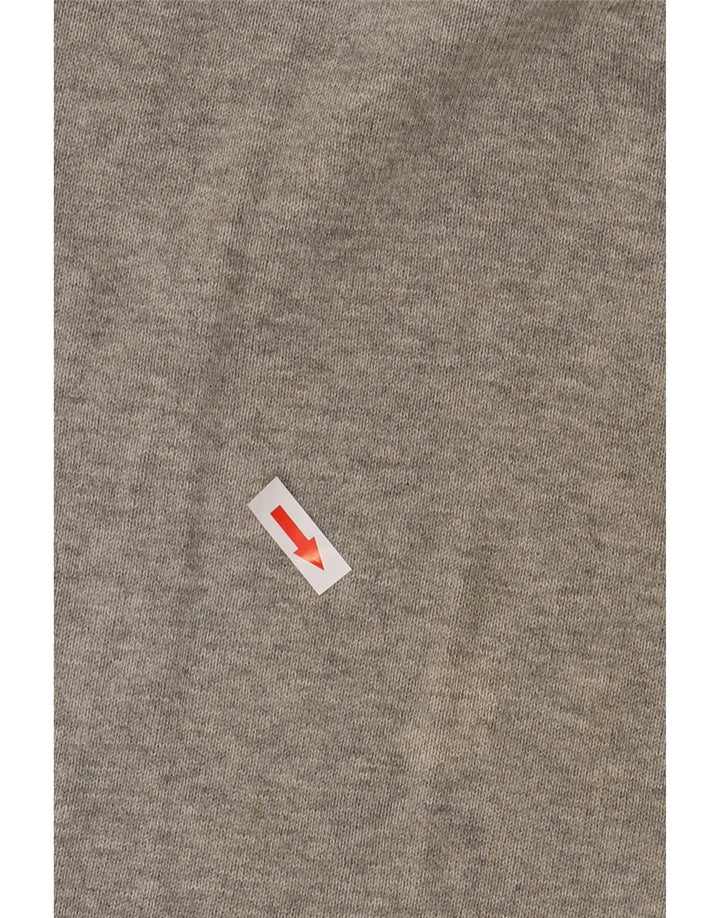 Męski sweter Jack & Jones z dekoltem w kształcie litery V, XL, szary, bawełniany