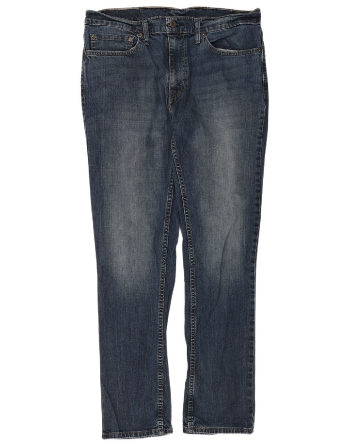 Męskie jeansy Levi's 511 Slim W34 L32 Niebieska bawełna