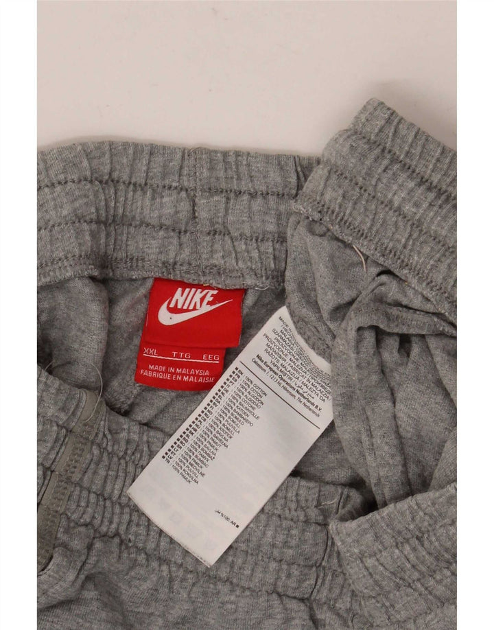 Męskie spodenki sportowe Nike 2XL, szare, bawełniane