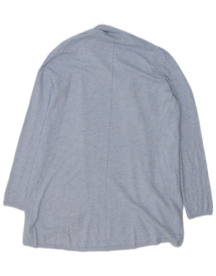 Sweter damski Zara Longline Open Cardigan UK 16, duży niebieski