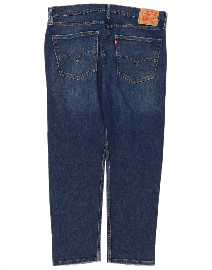 Levi's Męskie 502 Regularne zwężane dżinsy 36 L30 Niebieska bawełna