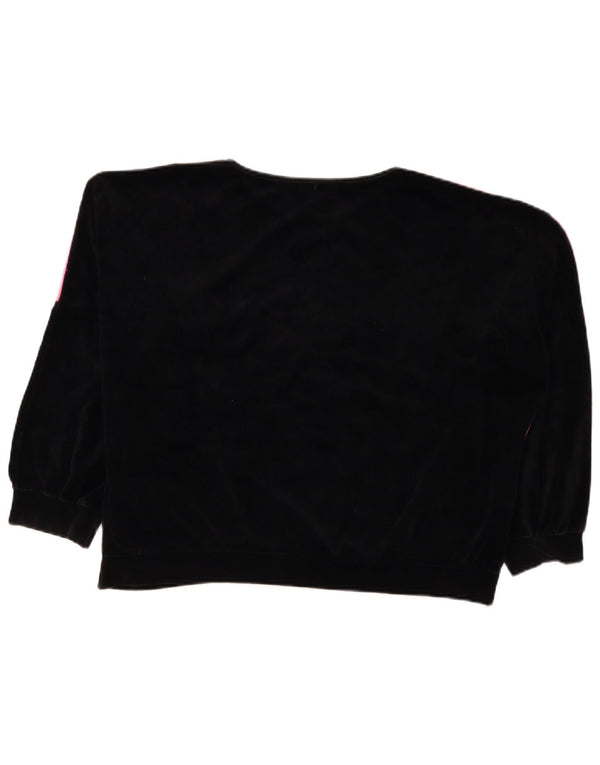 Sweter damski w stylu vintage, UK 18 XL, różowy poliester z blokami kolorów