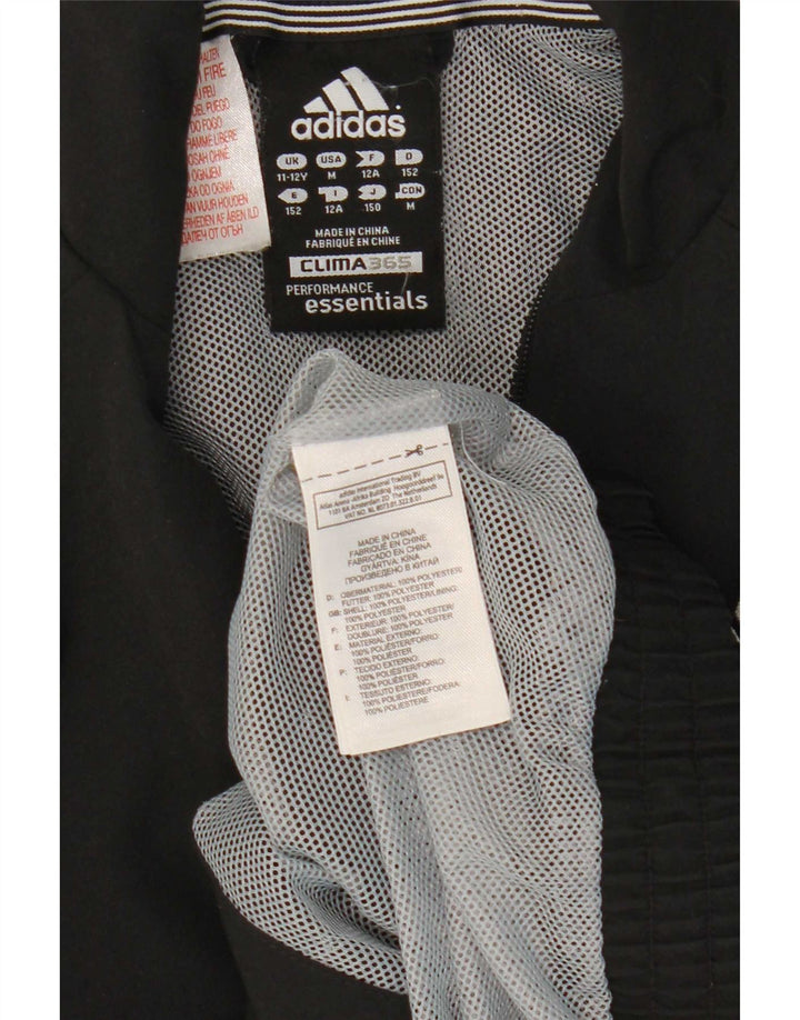 Adidas Chłopięca Kurtka Dresowa Clima 365 11-12 Lat Czarny Poliester
