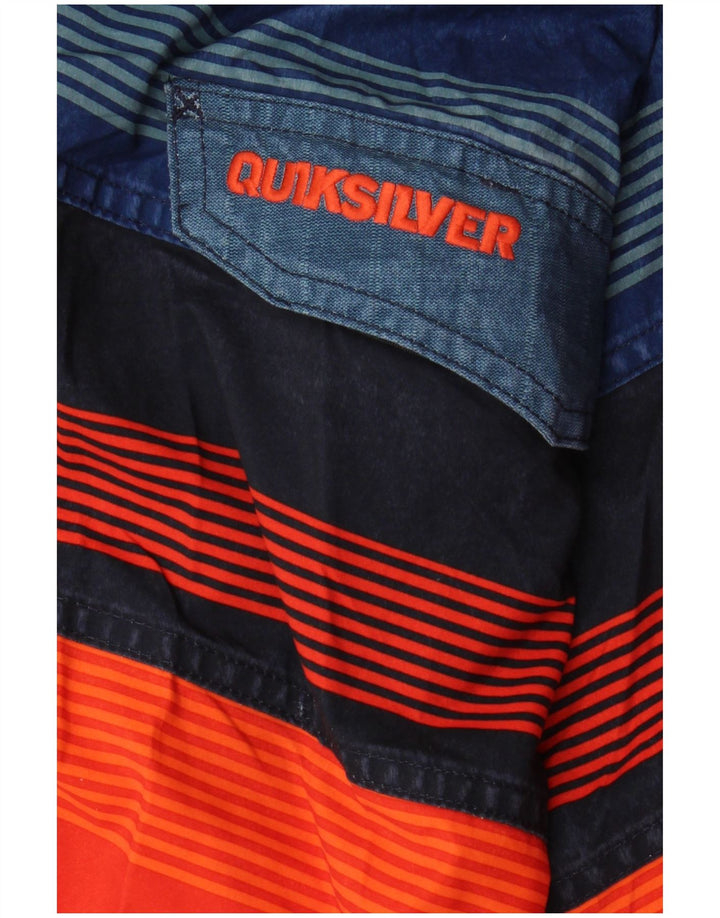Męskie spodenki kąpielowe QUIKSILVER z grafiką, średnie, wielokolorowe paski