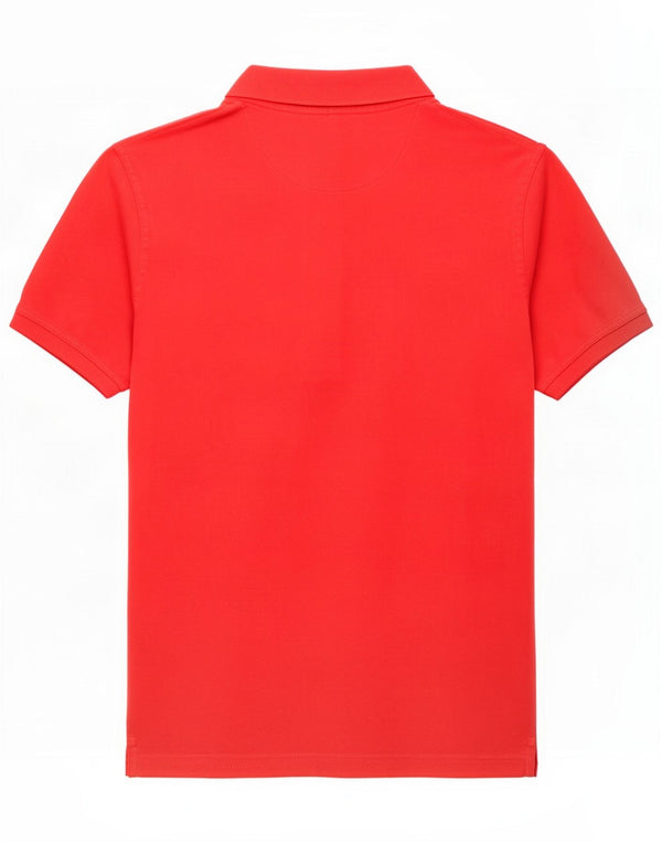 Męska koszulka polo Pierre Cardin 2XL czerwona bawełniana