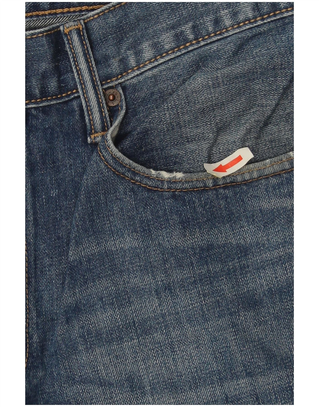 Męskie jeansy Levi's 508 Regular zwężane W33 L34 Niebieska bawełna
