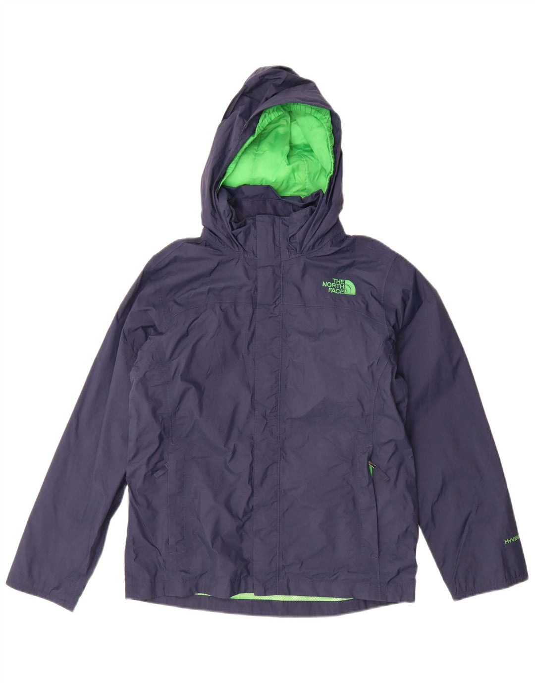 Chłopięca kurtka przeciwdeszczowa z kapturem The North Face 14-15 lat, granatowa