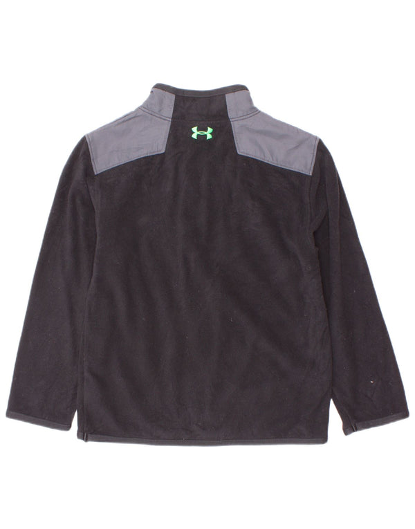 Chłopięcy sweter polarowy Under Armour z zamkiem błyskawicznym, 4-5 lat, w kolorze czarnym