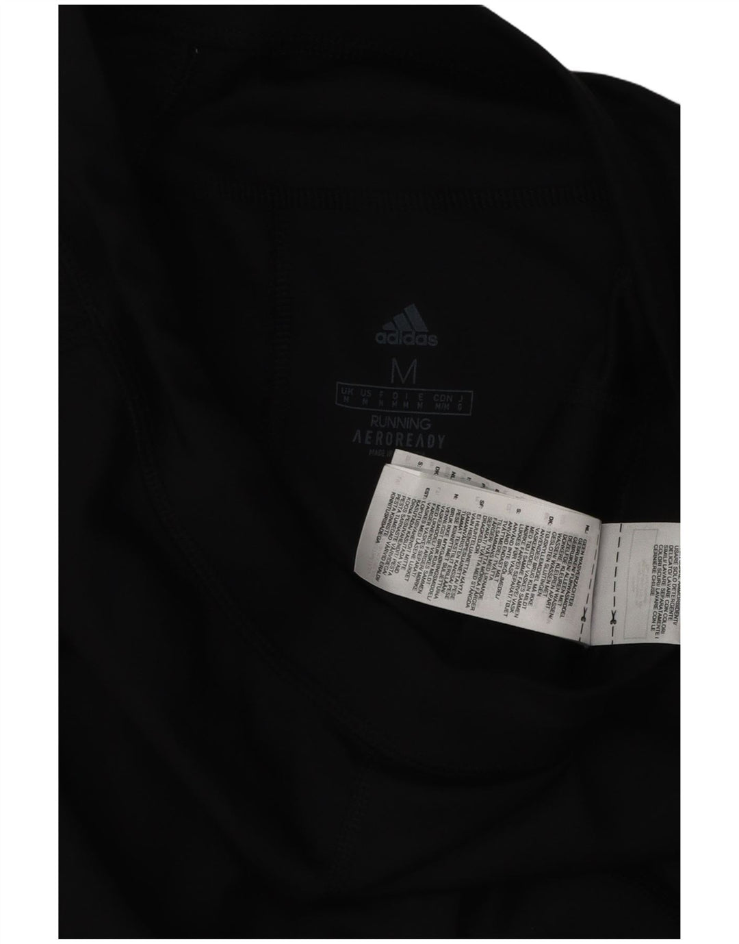 Damskie legginsy Adidas Aeroready UK 12, średni czarny poliester
