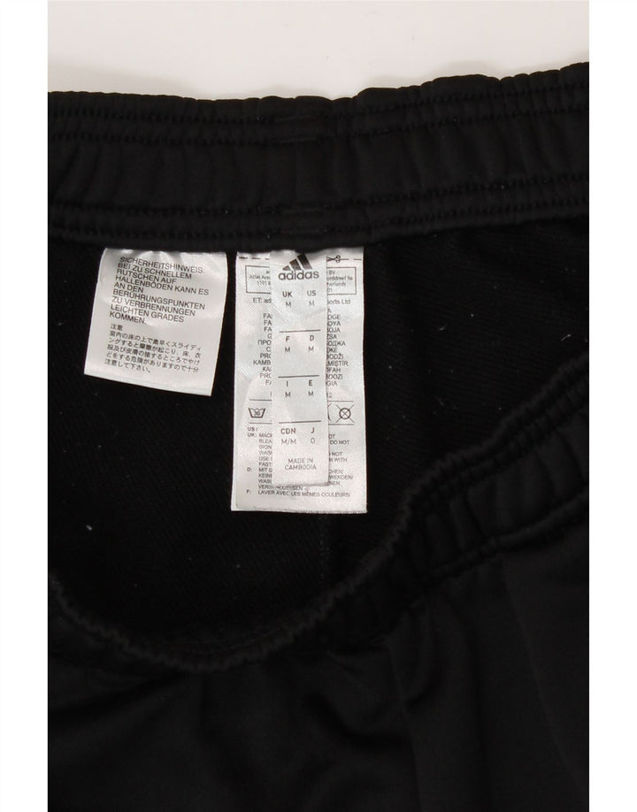 Męskie spodnie dresowe Adidas, średni czarny poliester