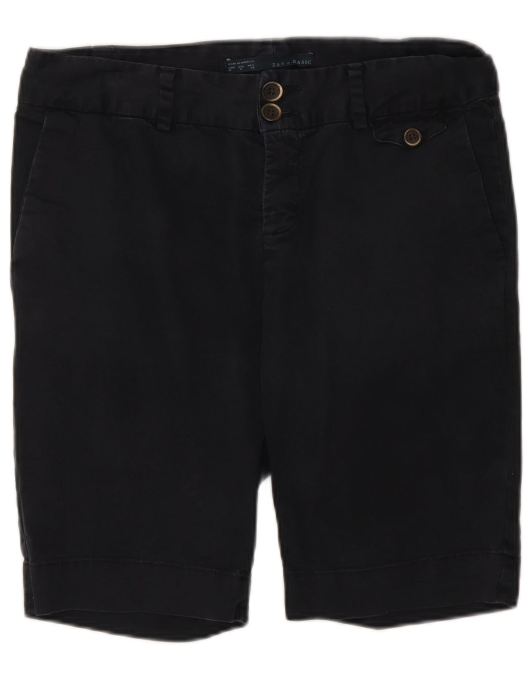 Damskie spodenki chino Zara Medium W28 granatowe