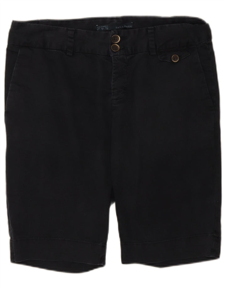 Damskie spodenki chino Zara Medium W28 granatowe