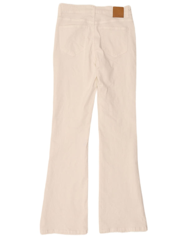 Damskie jeansy Bootcut Massimo Dutti EU 40 Medium W30 L34 Biała bawełna