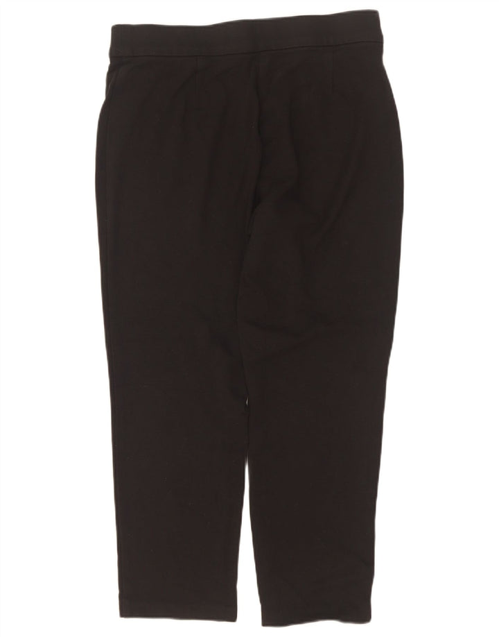 Damskie spodnie dresowe Capri Marks & Spencer UK 12, średnia czarna wiskoza