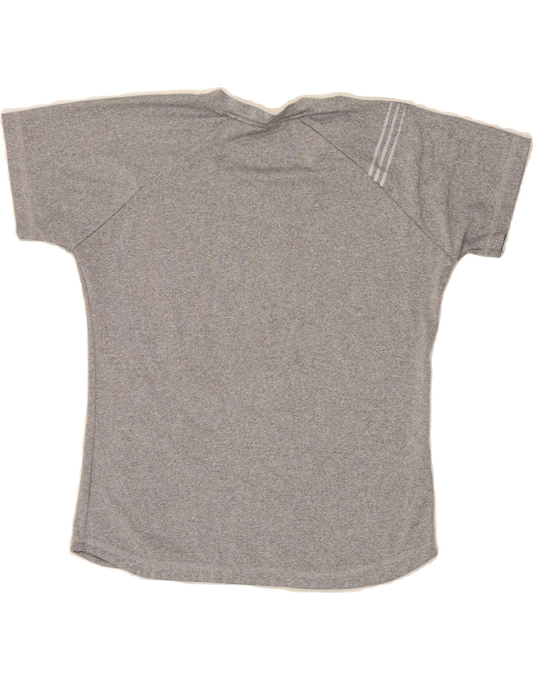 ADIDAS Womens Climacool T-Shirt Top UK 14 Large Grey Vintage Adidas and Second-Hand Adidas from Messina Hembry 