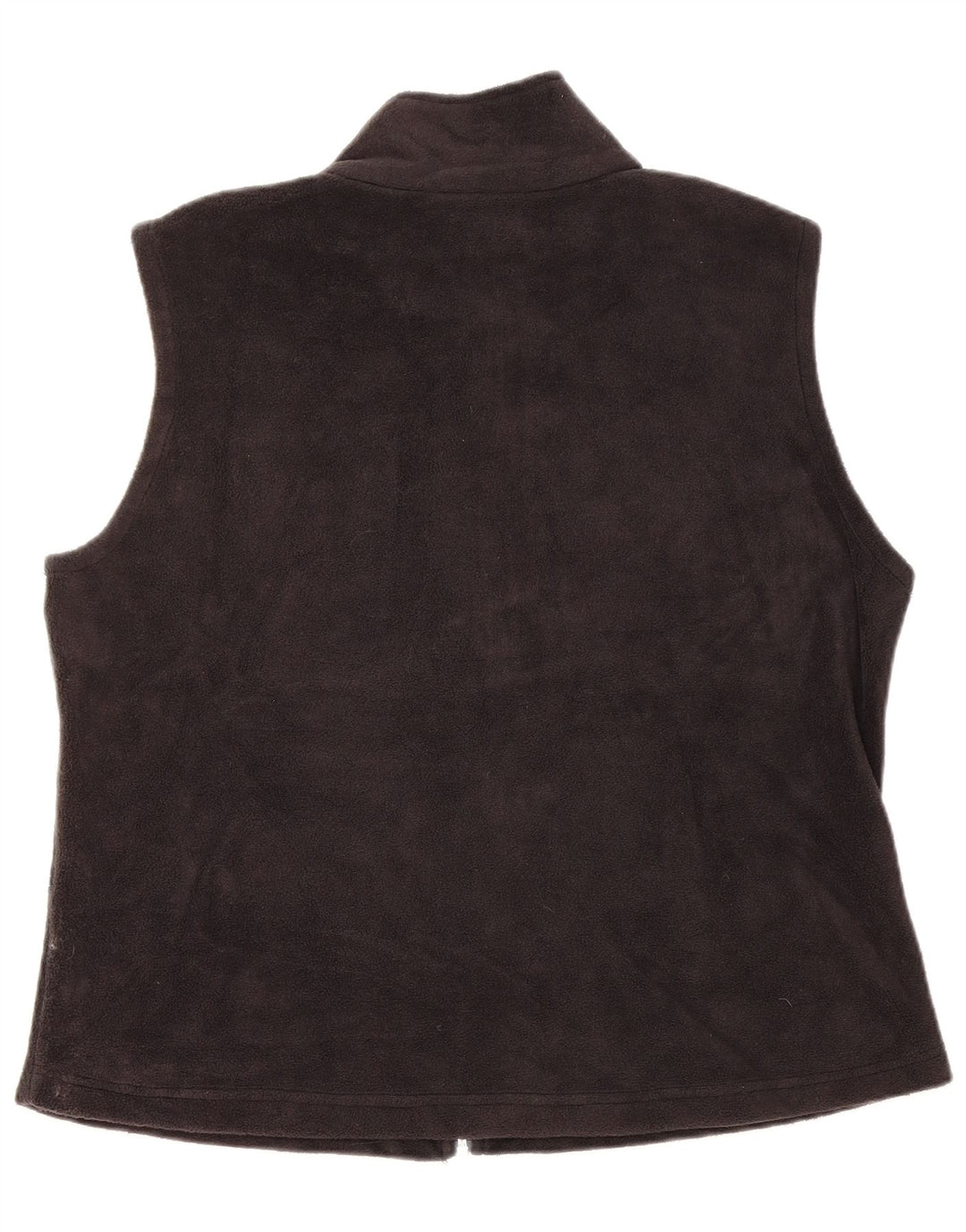 COLUMBIA Womens Oversized Fleece Gilet UK 18 XL Black Polyester